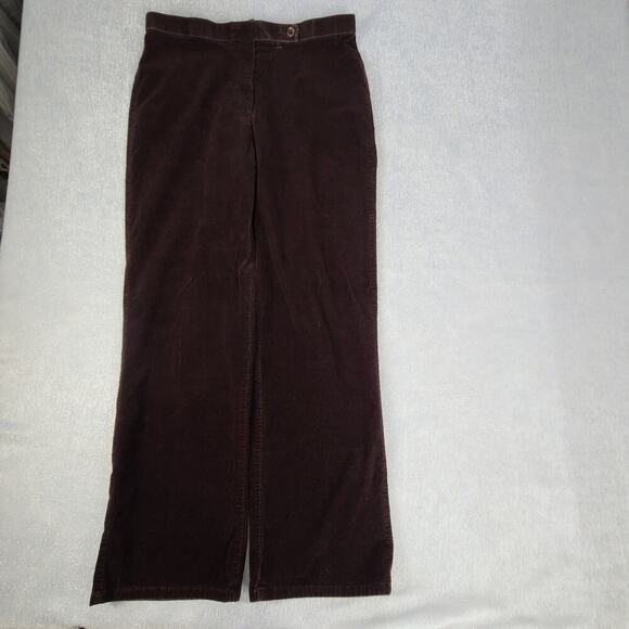 Westbound women's corduroy pants brown Size 12 retro 70's Dark academia preppy - Picture 3 of 8